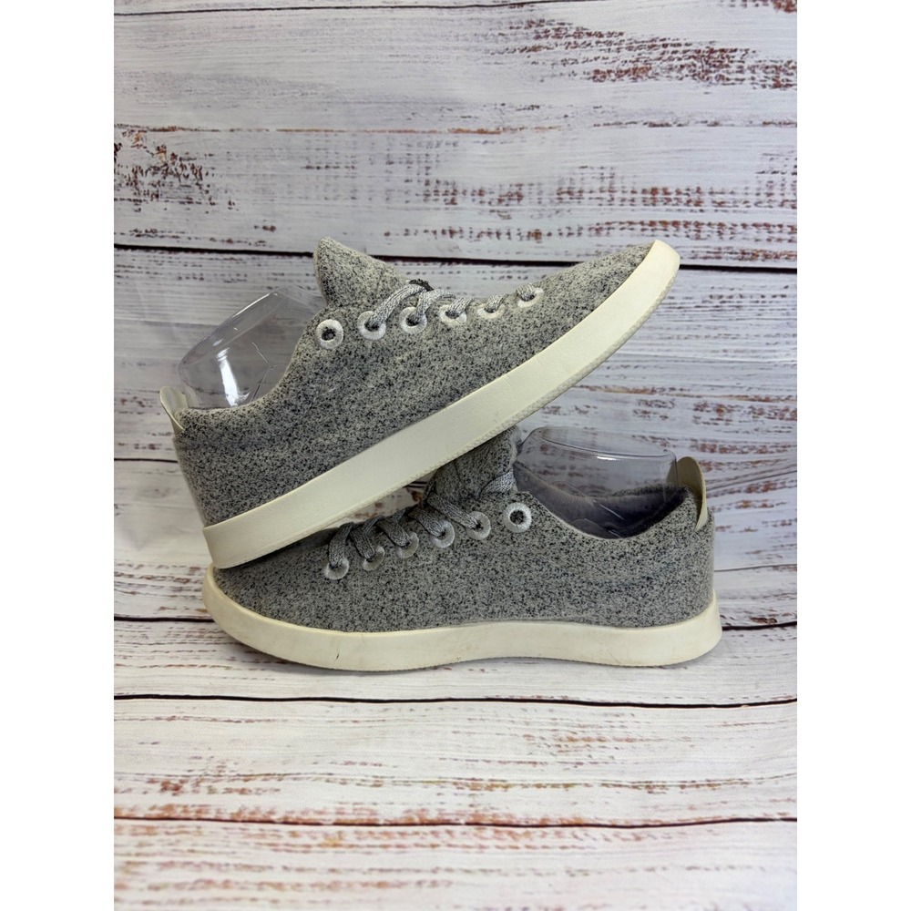 Allbirds Wool Pipers Womens Grey Marl Low Top Sustainable Sneakers size 9 - Picture 6 of 12